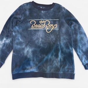 Beach Boys navy tie-dye cotton blend sweatshirt Size XXL